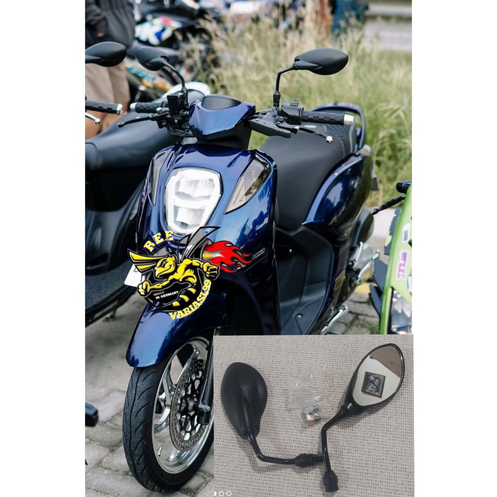 Kaca Spion X1 Model Thailand Motor Honda Genio PNP Spion Honda Dan Yamaha Aksesoris Motorcycle