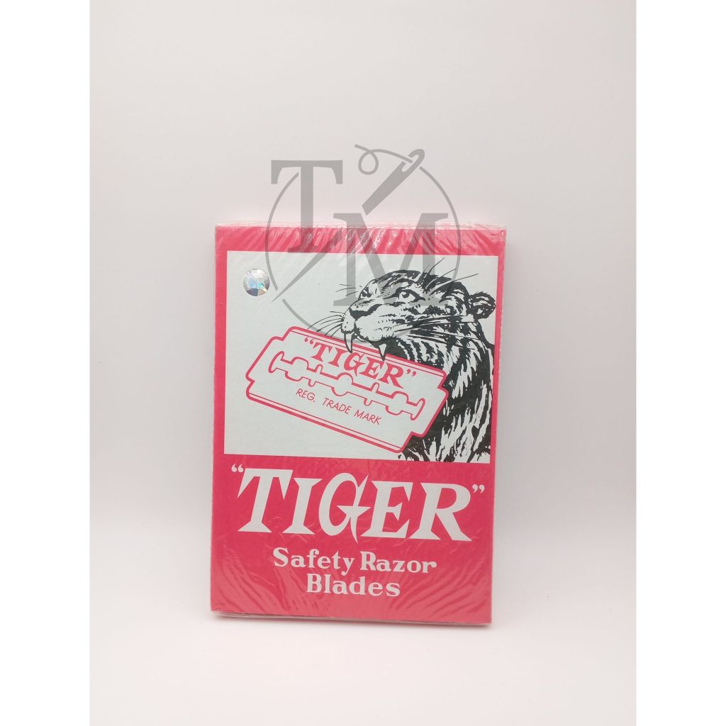 Pisau Silet Tiger Safety Razor Blades 1 Pack Pisau Silet Tiger Asli ORIGINAL Silet Cukur