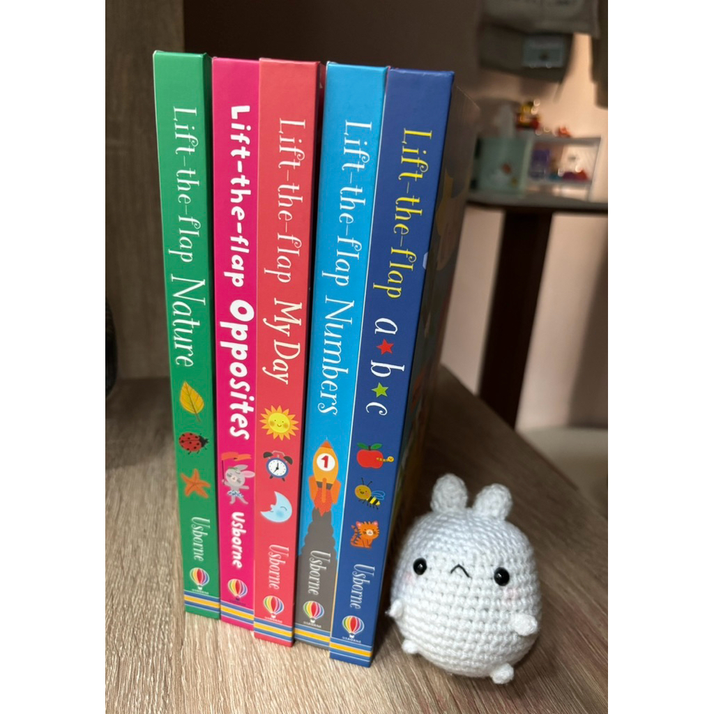 Usborne Lift-the Flap-Book Preloved Original ABC / Alphabet / Numbers / My Day / Opposites  / Nature