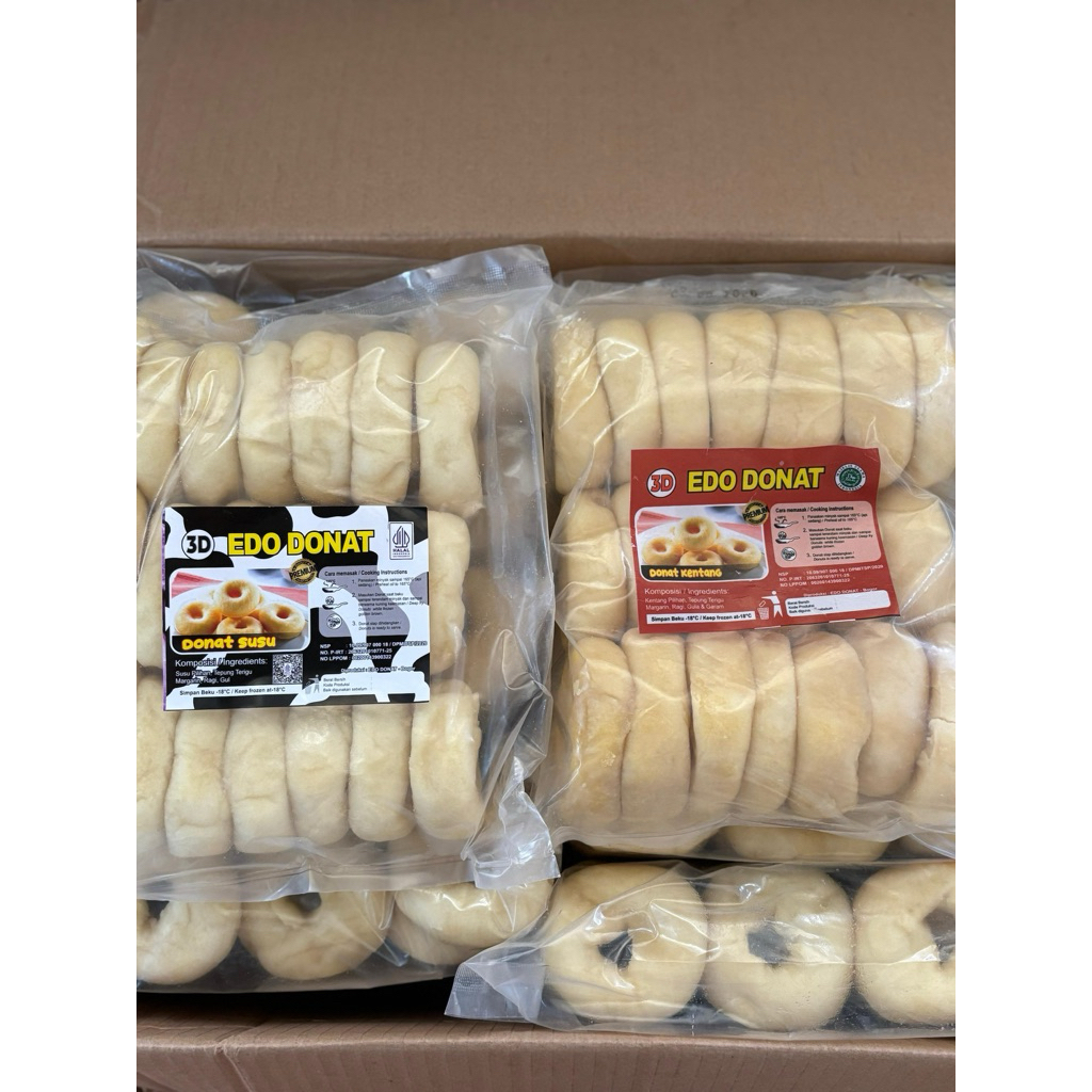 

donat edo susu & kentang