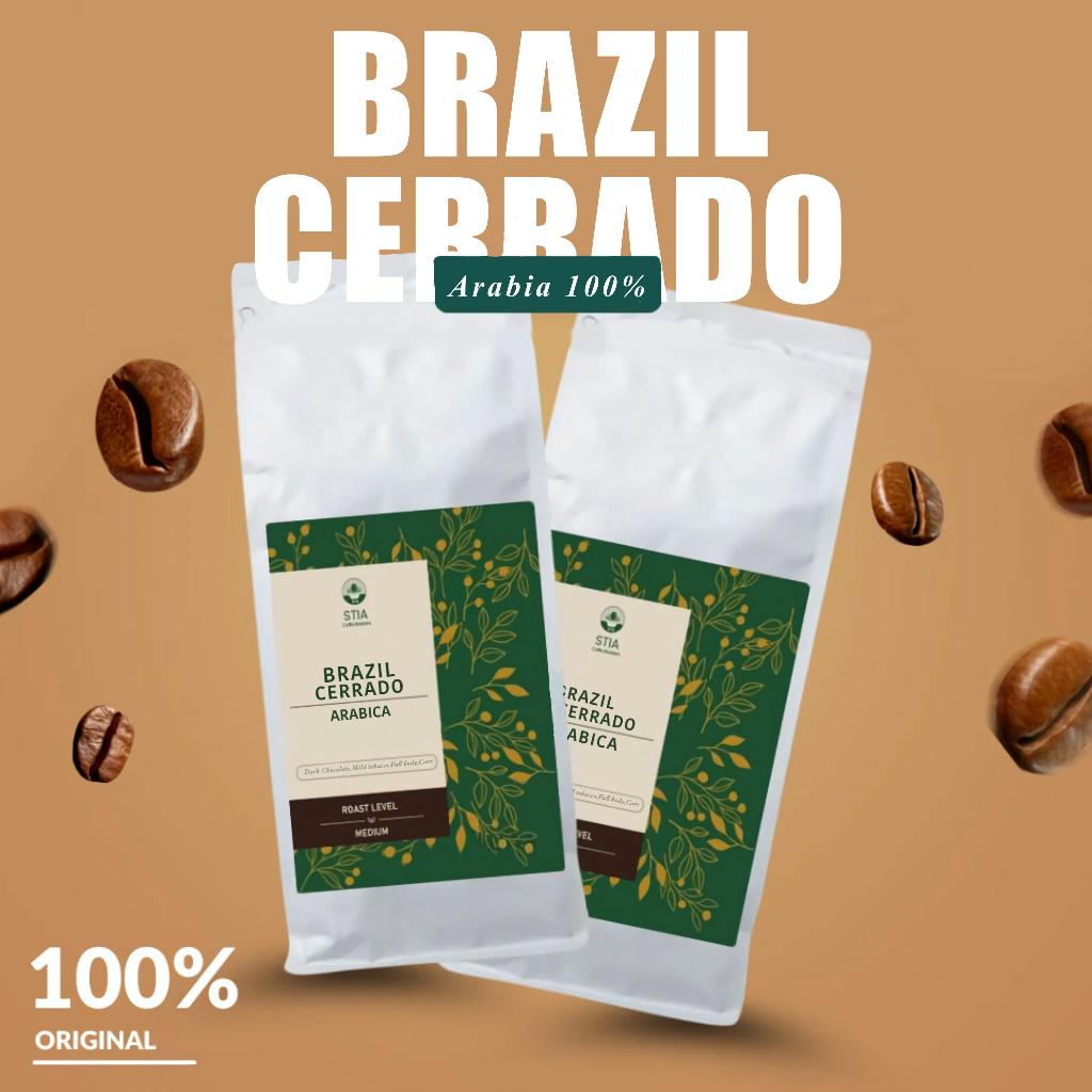 

STIA Biji Kopi Arabika BRAZIL CERADDO– Single Origin Grade 1 Specialty Coffee untuk Espresso & Manual Brew