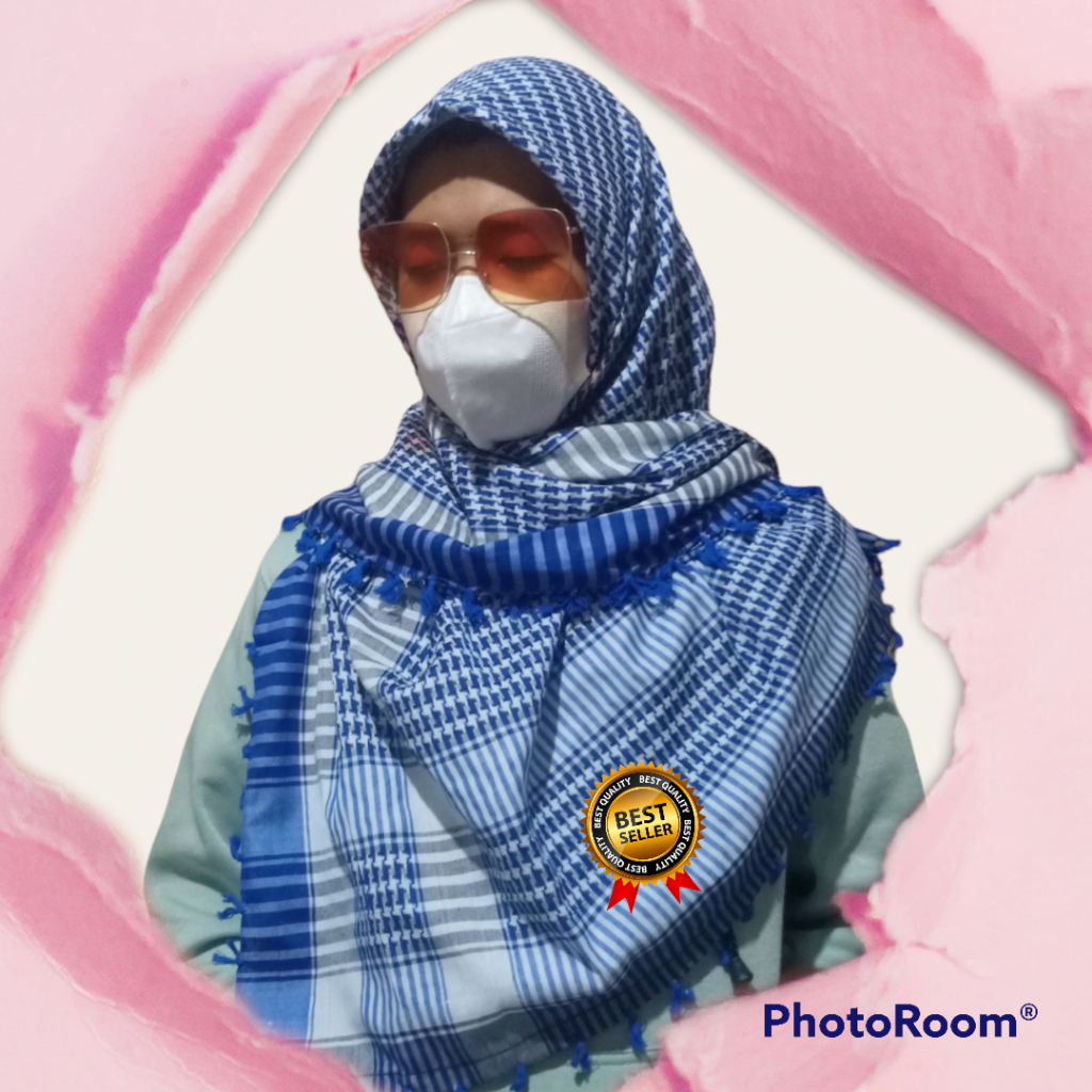 Hijab Syari Rumbai Bintang Arabian Style || Sorban Hijab || Kerudung Sorban