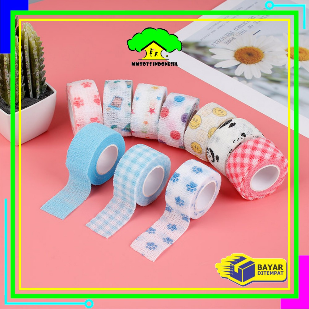 

EC MI-A83 Finger Tape Motif Lucu Plester Pelindung Jari Pelajar Q/ Writing Finger Tape Perlengkapan Sekolah / Protective Tape Perban Jari Aesthetic