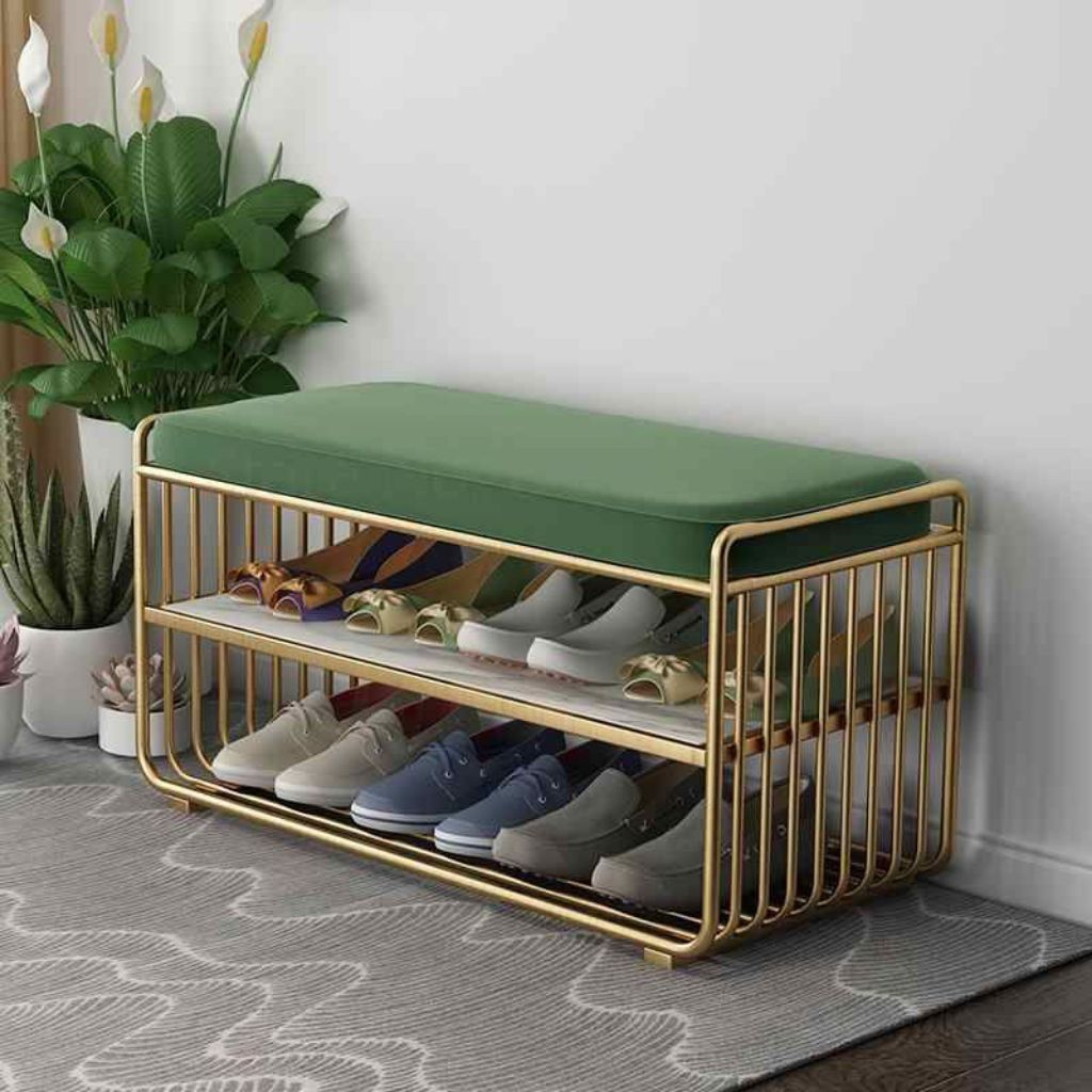 Sofa Bench Rak Sepatu Rak Sepatu Stainless