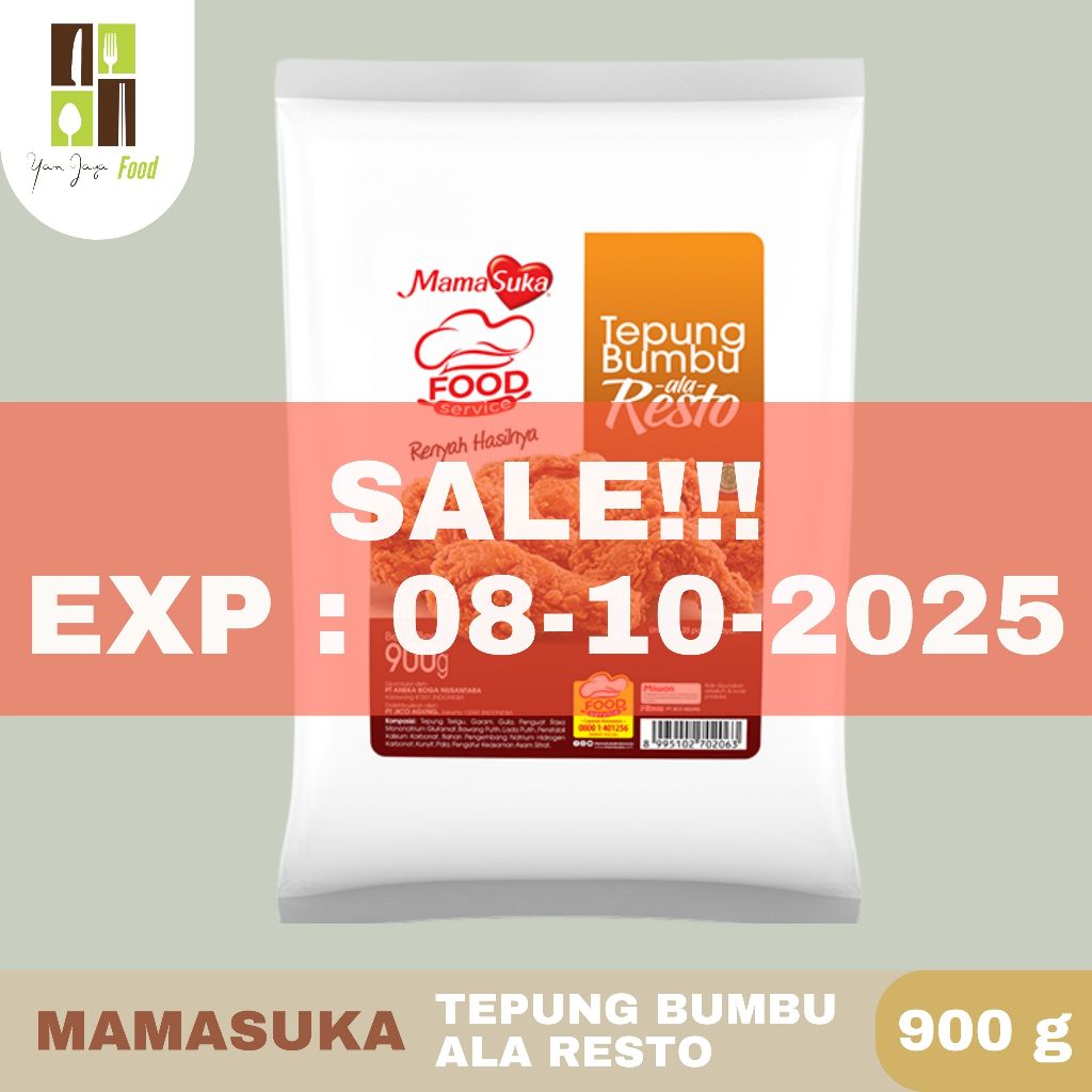 

PROMO !!! [EXP 08-10-2025] Mamasuka Tepung Bumbu Krispy Ala Resto 900 GR