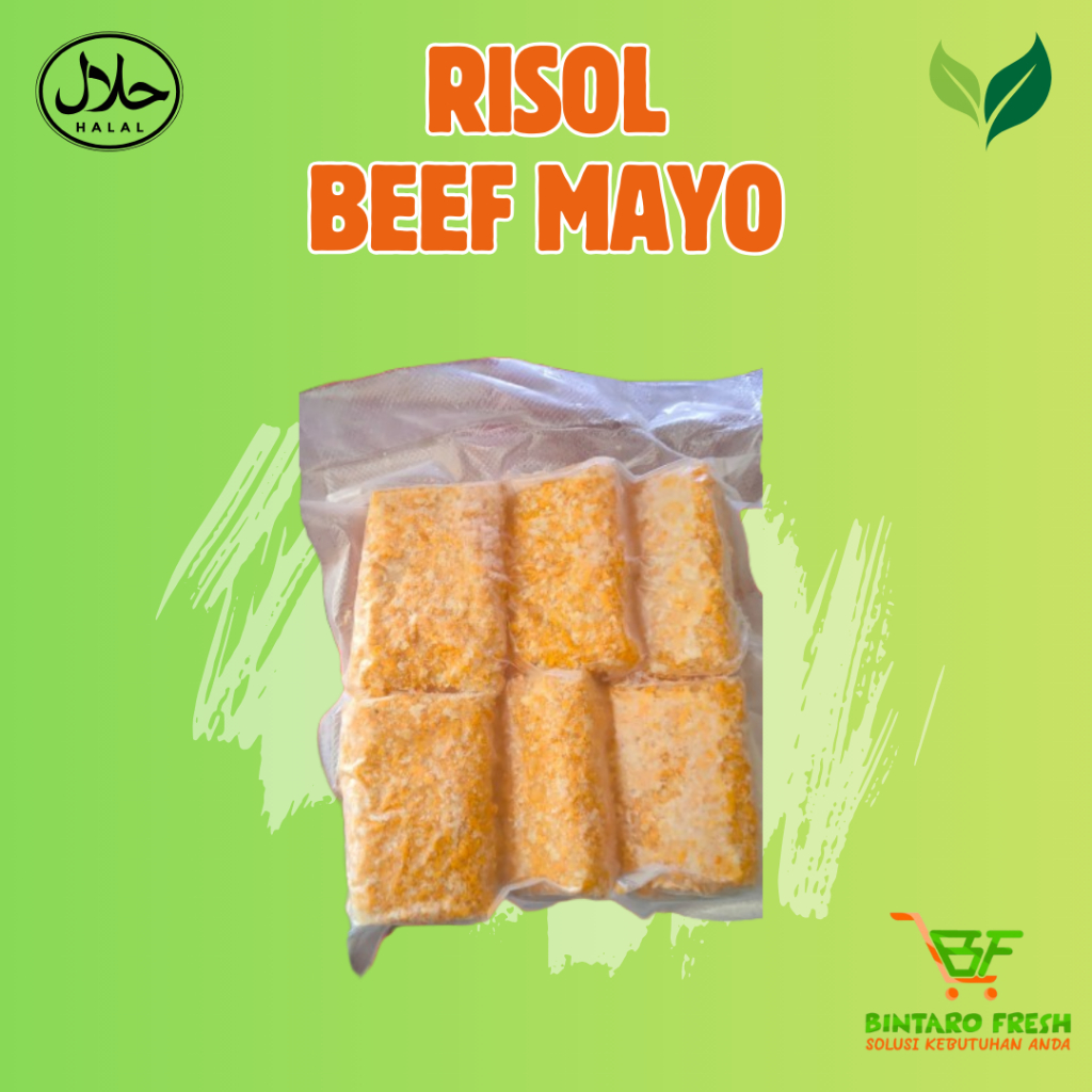 

Risolis beef mayo telur frozen isi 6 pcs/ Risol mayo frozen/ Risol isi 6 frozen food