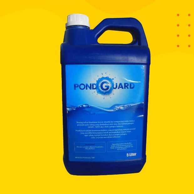 Probiotik Udang PondGuard - Probiotik cair untuk udang - Meningkatkan kualitas air tambak udang