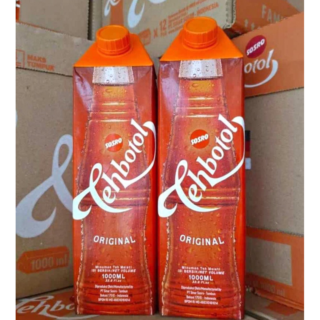 

TEH SOSRO KEMASAN KOTAK 1liter