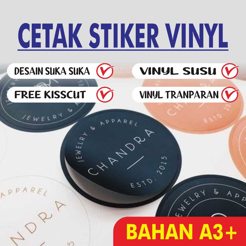

CETAK STIKER VINYL ANTI AIR A3+ FREE CUTTING POLA