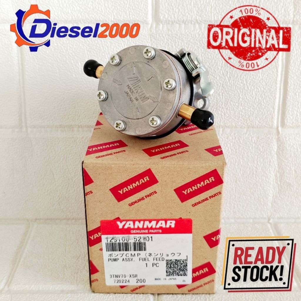 129100-52101 POMPA SOLAR LIFT FEED FUEL PUMP KOMATSU PC25-1 PC30-7 PC38UU-2 PC40-7 PC40R-7 PC50UU-2 