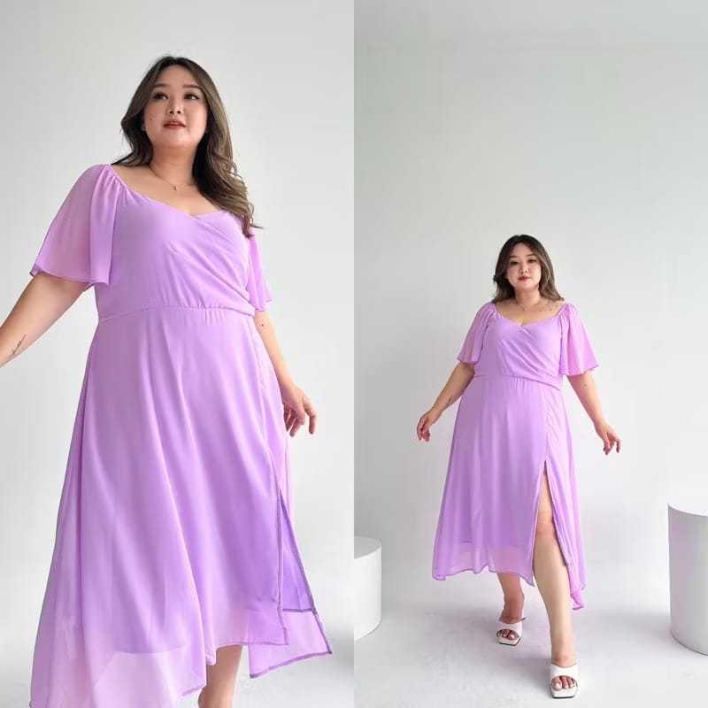 DRESS JUMBO ZETY - DRESS CASUAL WANITA KEKINIAN/Dress Sabrina Jumbo