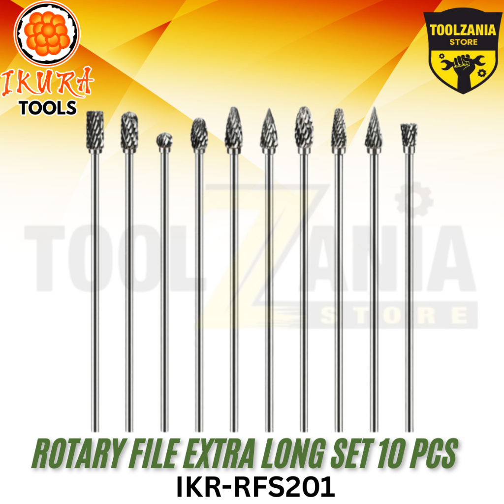 Tuner panjang tunner bor gerinda long cuner mata bor 3 mm / Mata bor cun porting / Cunner set 10 pcs