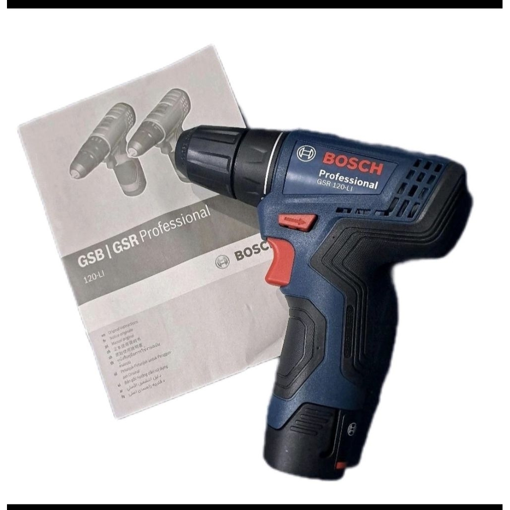 Bosch drill bor GSR 120Li baru dan original. dijual unit only