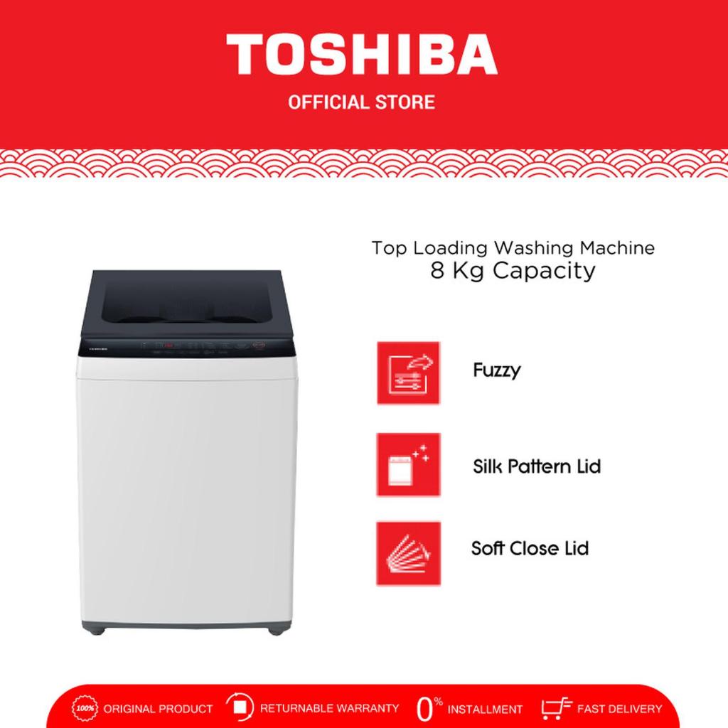 TOSHIBA Mesin Cuci 1 Tabung 8KG AW-M901BN