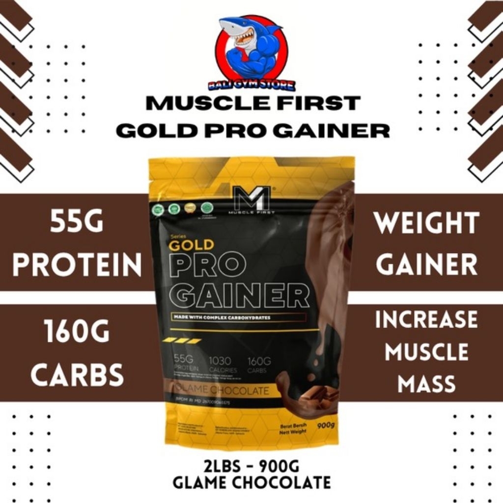 Muscle First Pro Gainer 2lbs 900gr Susu Penambah Berat Badan