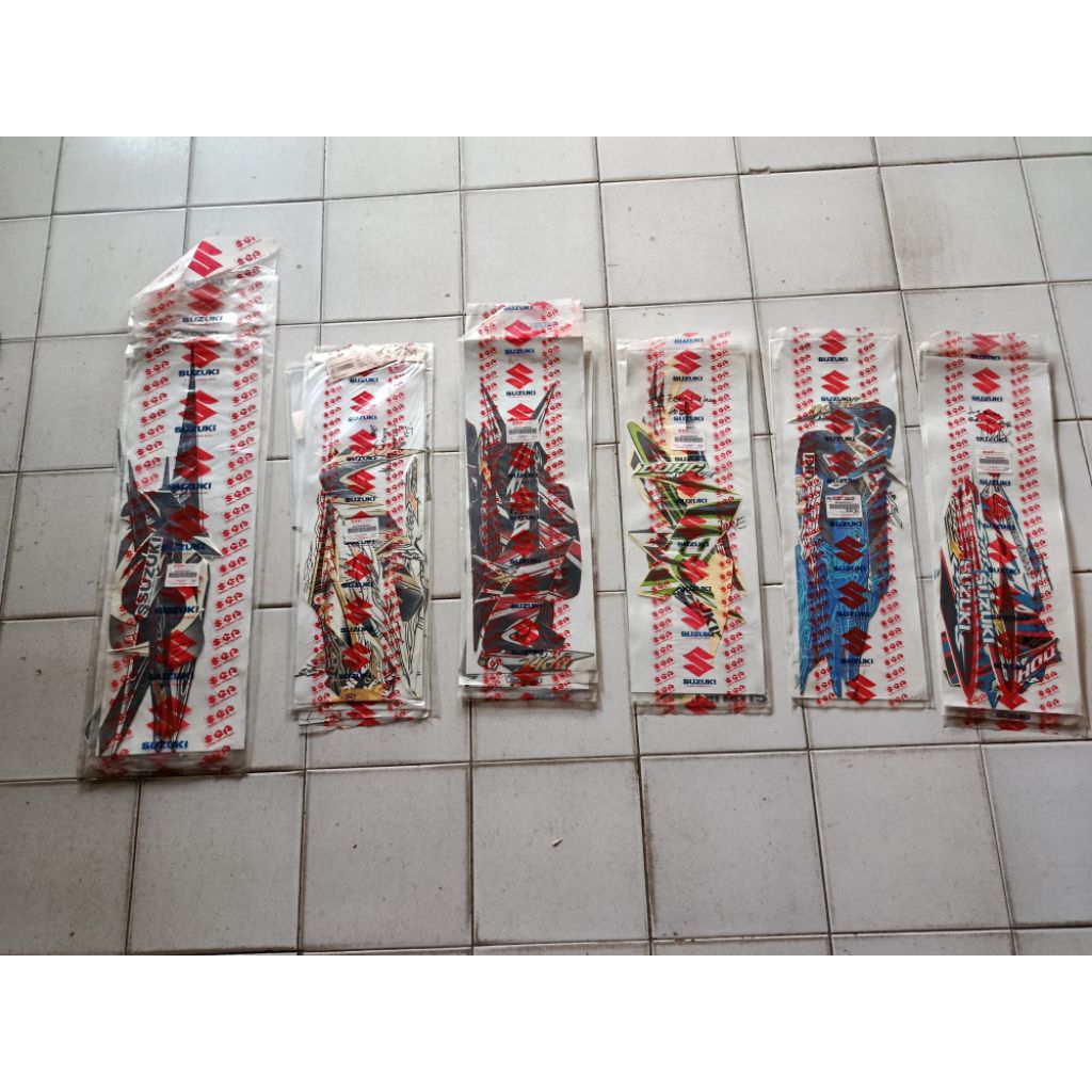 striping stiker suzuki satria fu f150 ori sgp 2011 2012