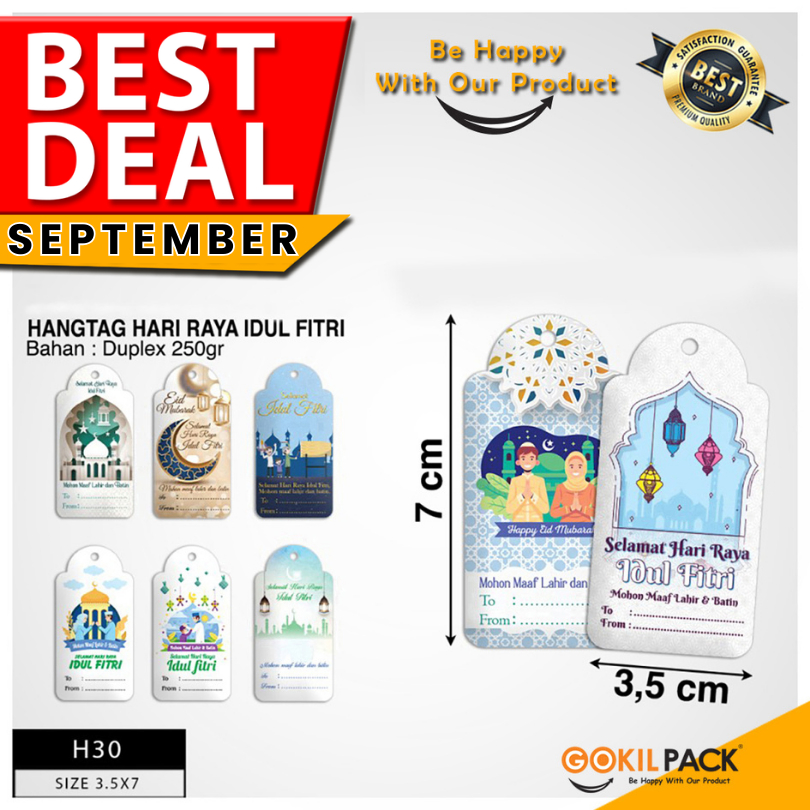 

Hang Tag – Hang Tag Motif Idul Fitri 3.5x7 | H30