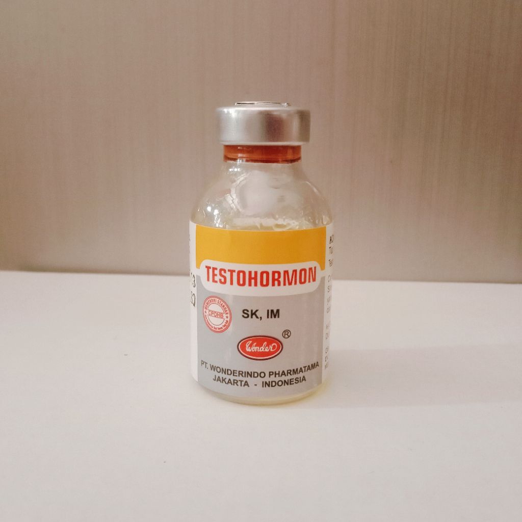 Testohormon 20 ml Obat pacek, peningkat hormon reproduksi hewan jantan