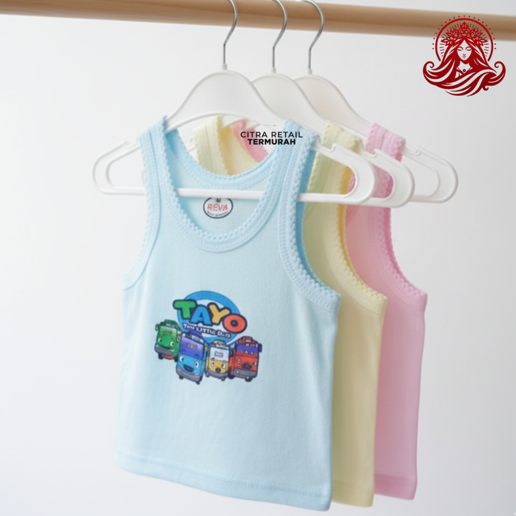 Singlet Karakter Bayi Murah S-XL