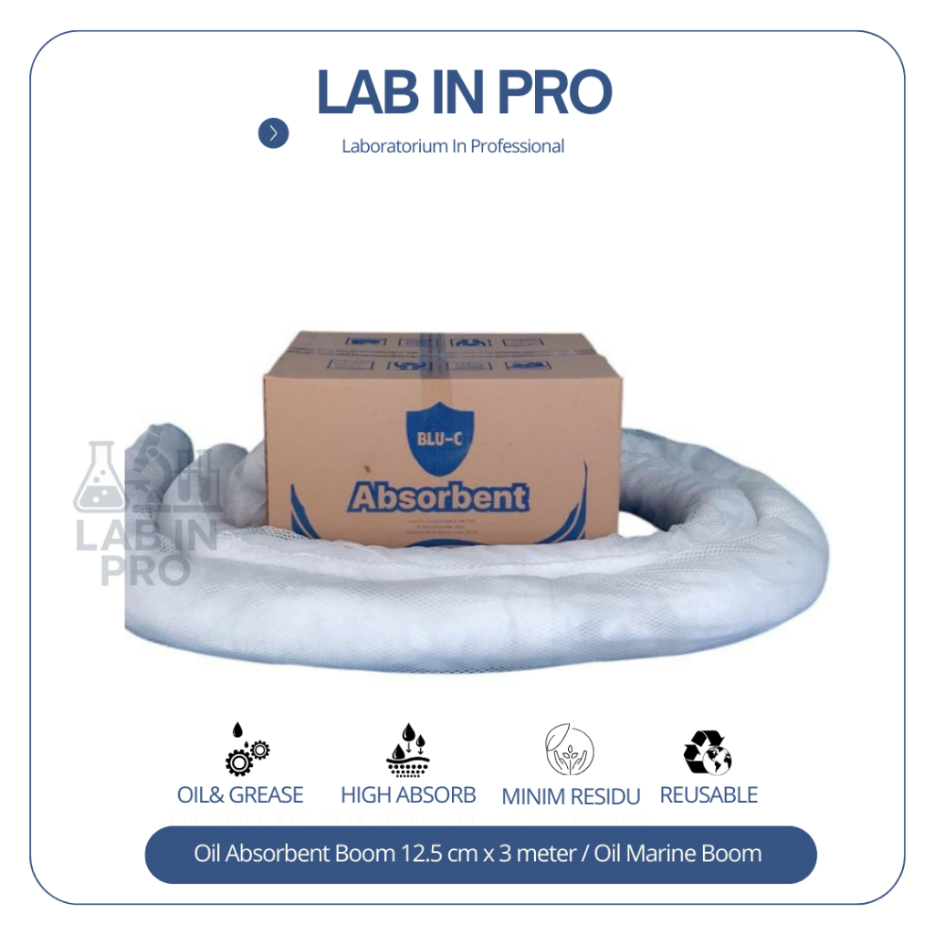 Oil Absorbent Boom 12.5 cm x 3 meter / Oil Marine Boom