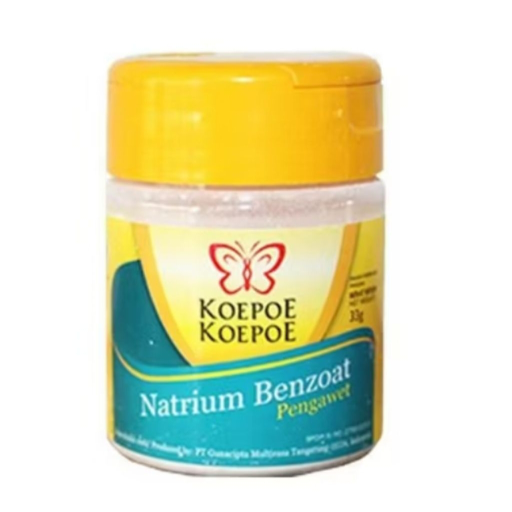 

NATRIUM BENZOATE 33GR / PENGAWET MAKANAN KOEPOE KOEPOE