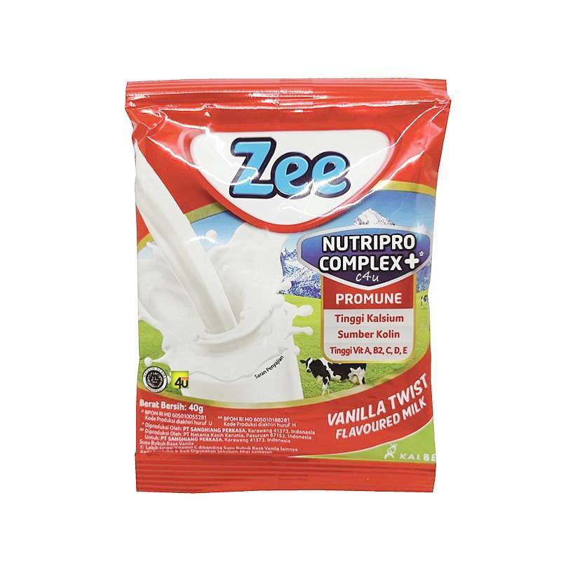 

Zee Vanila Twist Milk 38 gr x 10 pcs