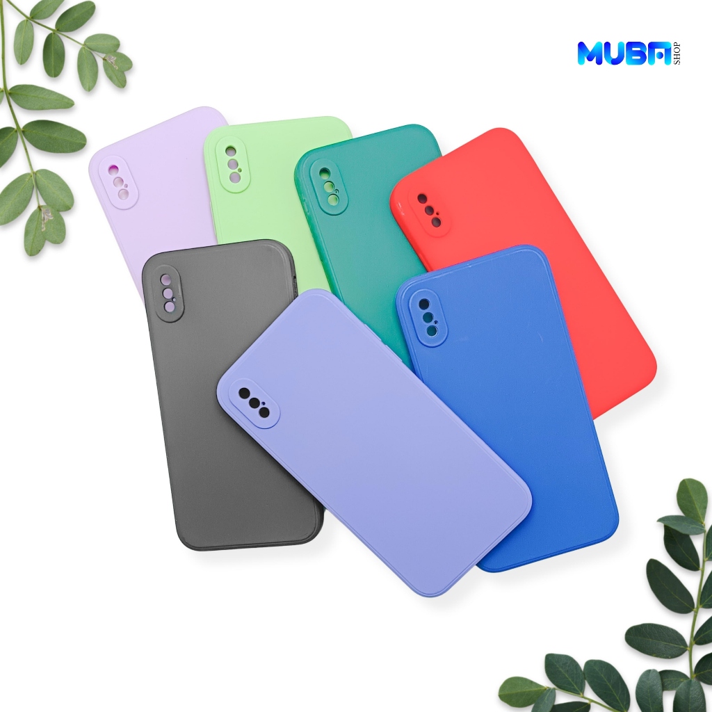 Softcase Vogue NC Silikon Case Candy Case Casing Lentur Bludru Anti Jamur iPhone X / Xs            -