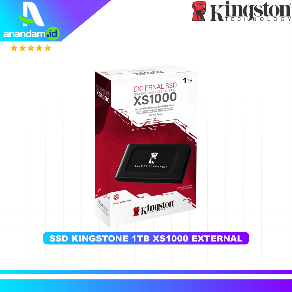 Kingston XS1000 External SSD - 1TB