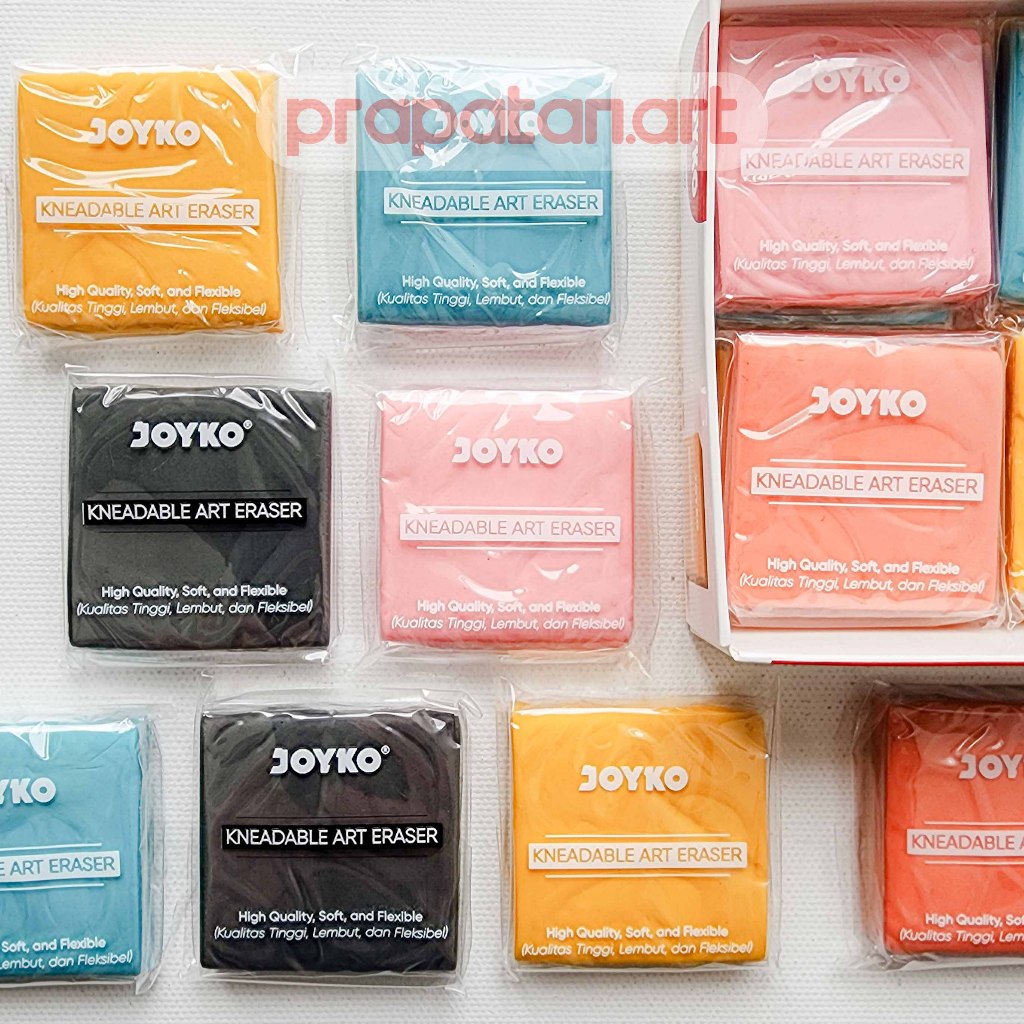 

Joyko Kneadable Eraser KER-138~KER-159 | Penghapus Uli | Kneaded Eraser