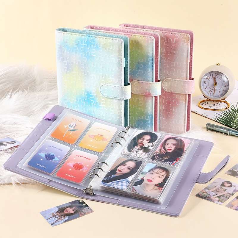 

[Artopia] Binder Puzzle A5 6 Ring Kulit Leather Koleksi Album Kpop File Map Kuliah