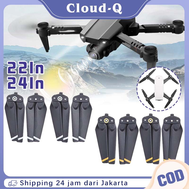 2Pcs Baling baling Dji Spark bicara Lipat Pisau / Propeller Baling Baling Drone DJI Spark