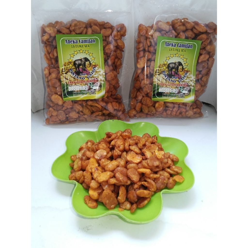 

JAJAN KACANG KORO (PEDAS-ASIN)