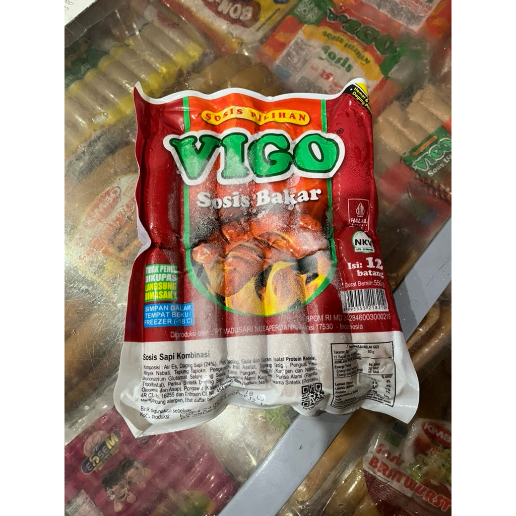 

Sosis Vigo Bakar Jumbo Isi 12
