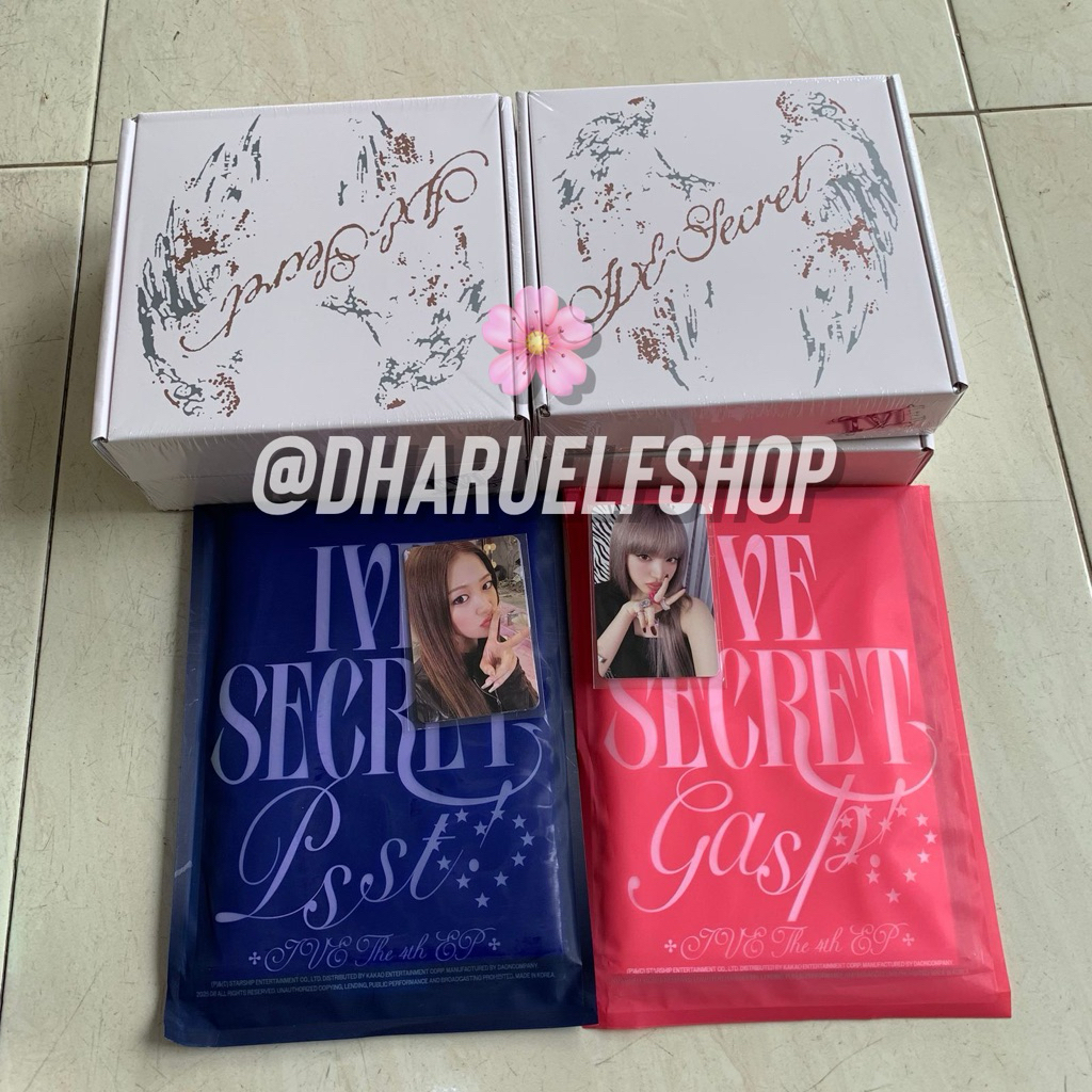 IVE ALBUM - 4th EP [IVE SECRET] (Loved Ive Ver.) / PHOTOBOOK VER. POB starship