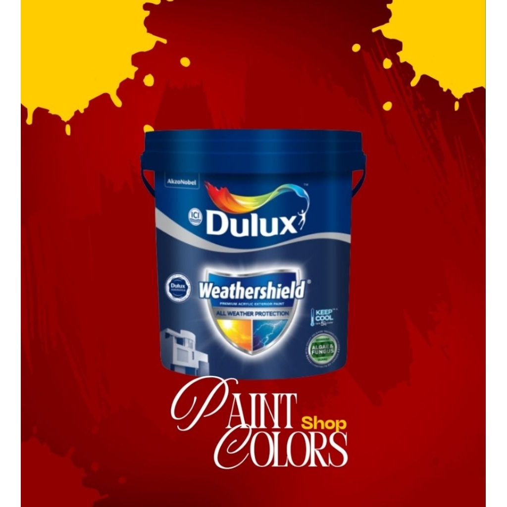 Dulux Weathershield Brilliant White/Mixing/Tinting/Cat Dinding Exterior/Cat Dinding Luar/Cat Tembok 