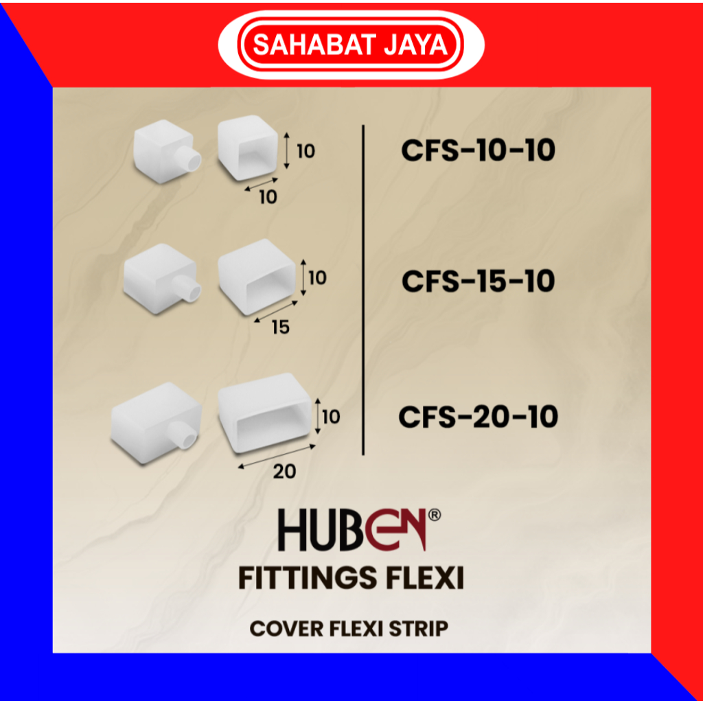 HUBEN Cover Flexi Strip LED Plug Strip LED FLEXI
