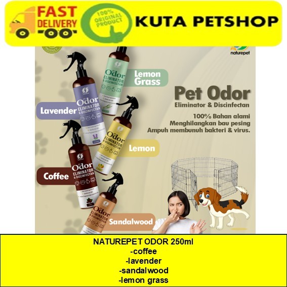 ( NATUREPET PET ODOR ) / PET STAIN & ODOR / PENGHILANG BAU BADAN / PENGHILANG NODA URINE