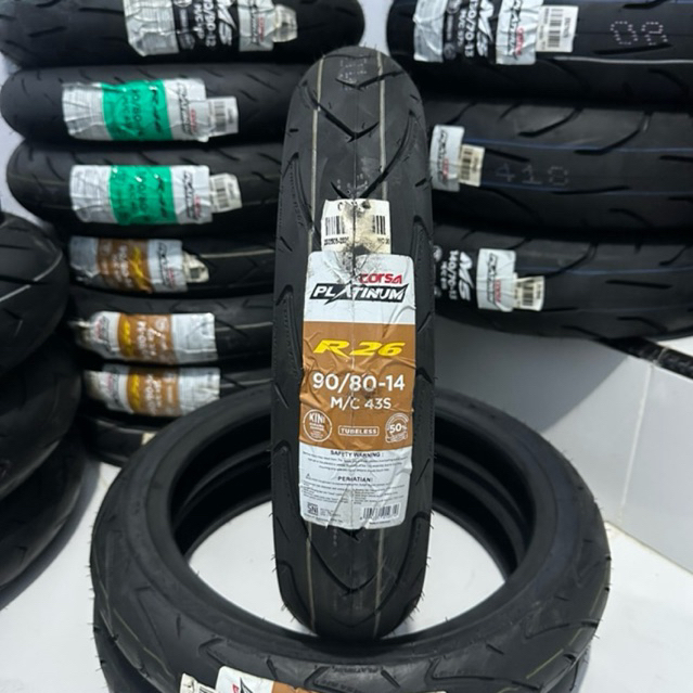 Ban Corsa R26 90/80-14 Tubeless