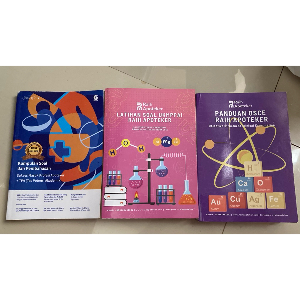 Buku masuk apoteker dan UKMPPAI raih apoteker