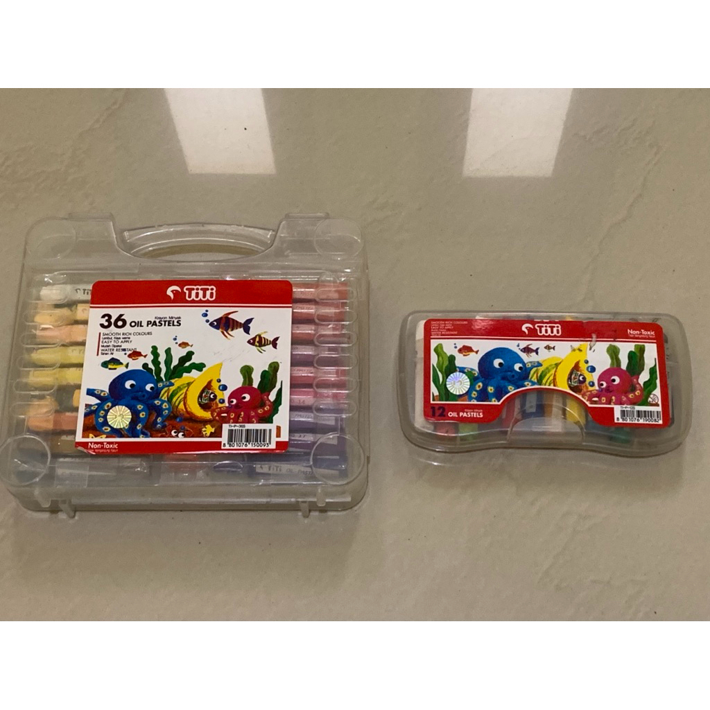 

(preloved) obral crayontiti krayon oil pastel 12 & 36 warna original