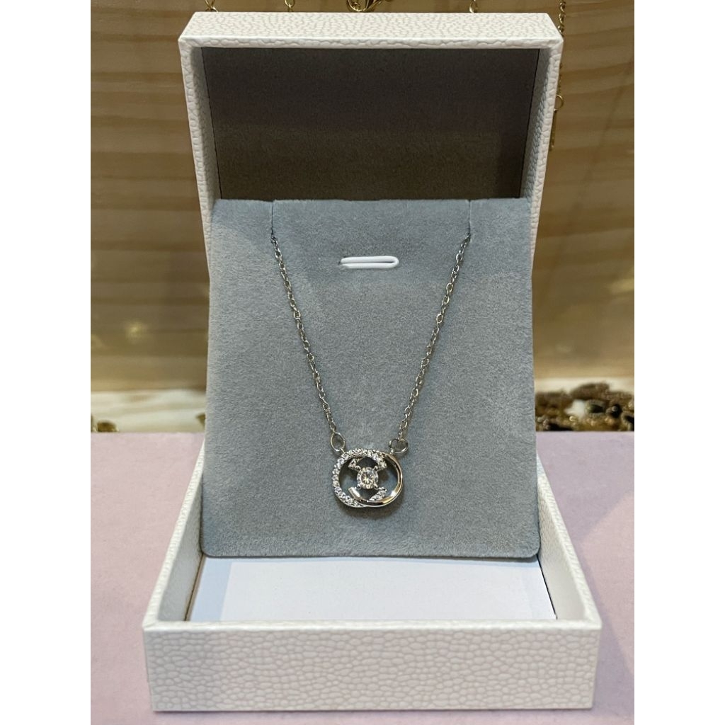 KALUNG PERAK PERMATA MODEL AESTHETIC