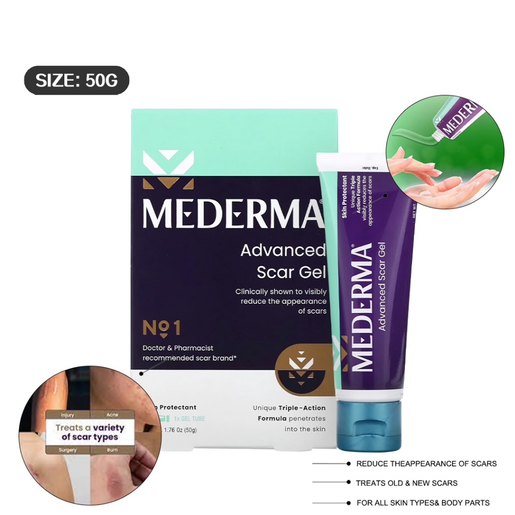 Mederma Advanced Scar Gel 50g Scar Treatment Acne Treatment Gel
