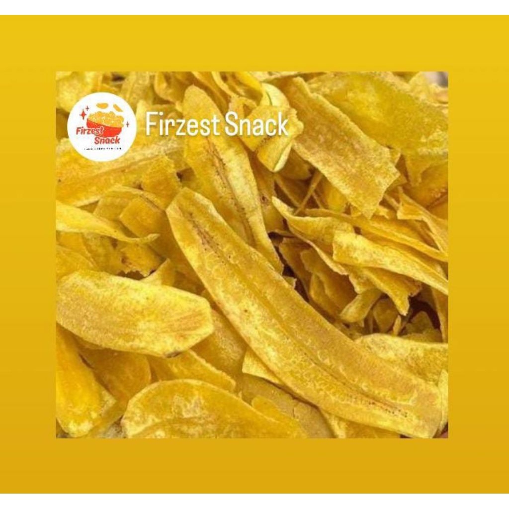 

[FIRZEST] Keripik Pisang Asin Gurih, Berat : 1 kg, 500 gr, dan 250 gr.