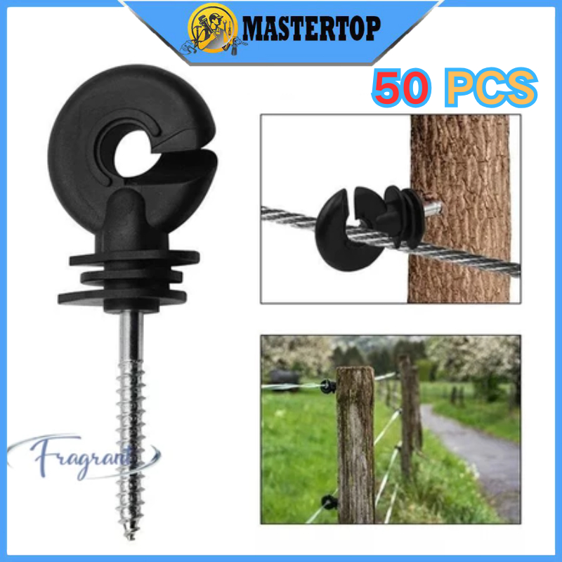 50PCS/SET Isolator Pagar Listrik Electric Fence Insulator Pagar Listrik Insulator Pagar Listrik Acce