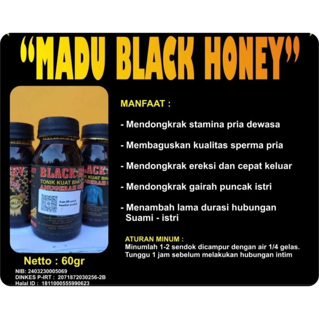 

Madu Black Honey