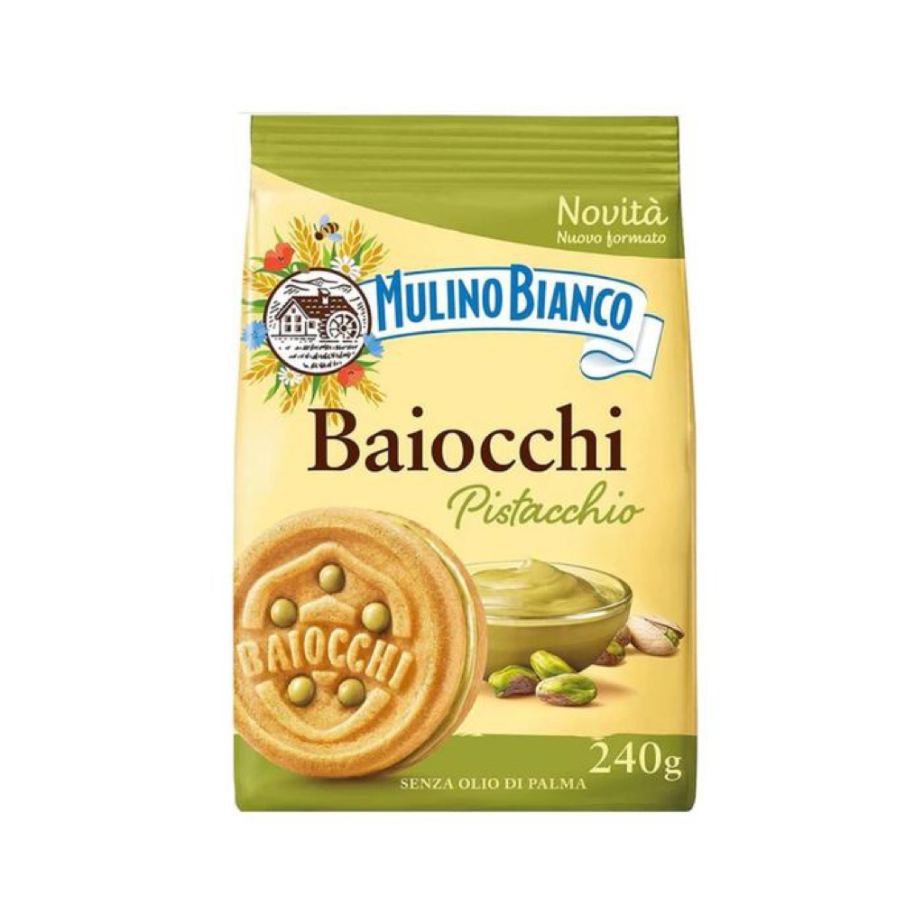 

Mulino Bianco Baiocchi Pistachio 240gr (Italy)