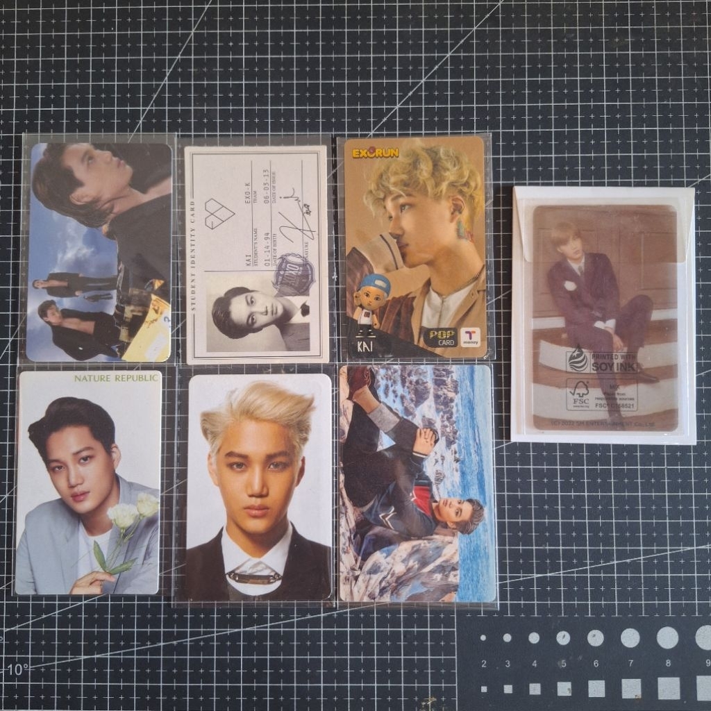 EXO Kai Official Photocard Album PC Exodus Exorun Nature Republic