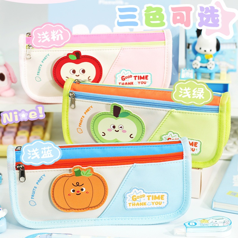 

Pencil Case Tempat Alat Tulis Anak Lucu Motif Karakter Buah