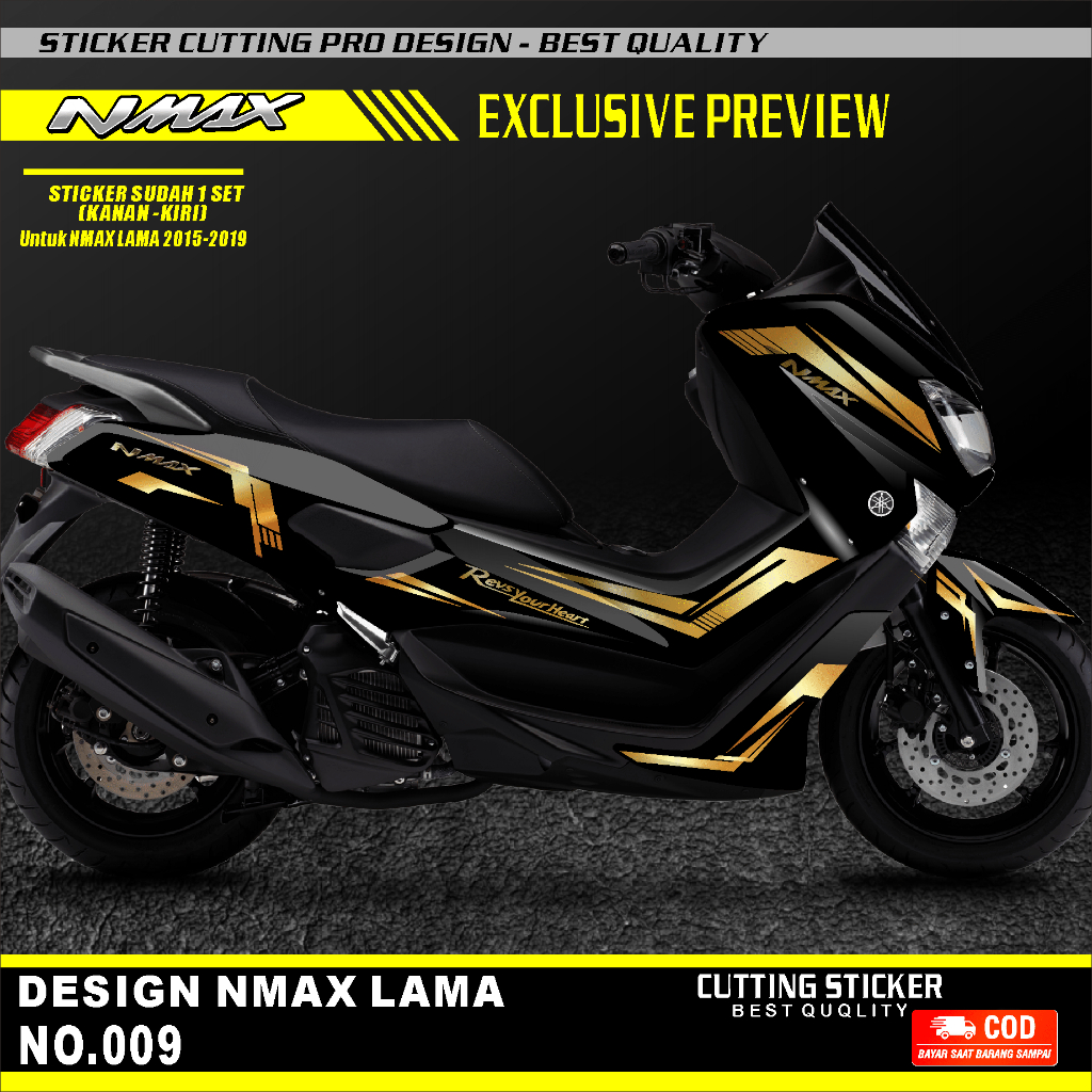 STICKER  CUTTING NMAX 2015-2019 NEW EDITION