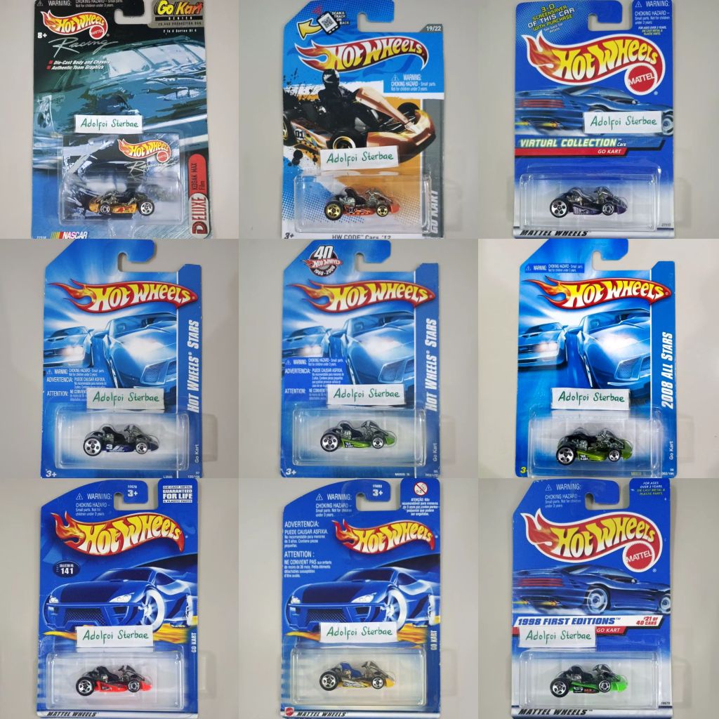 hotwheels hot wheels racing go kart hw code cars '12 hot wheels stars virtual collection 1998 first 